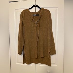 Tan long sweater